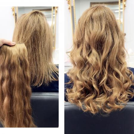 BEFORE AND AFTERS | Masters in Micro Ring & Clip In Hair Extensions ...